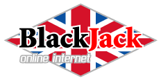 Blackjack Online Internet Custom Logo Design.