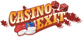 Casino Exit Custom Logo Design.