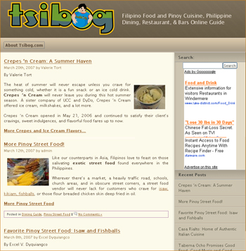 Tsibog Philippine Recipes & Dining Guuide Tsibog Philippine Recipes & Dining Guuide